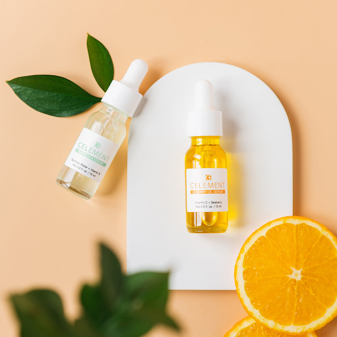 Bamboo B Serum + C Berry Oil Serum Duo