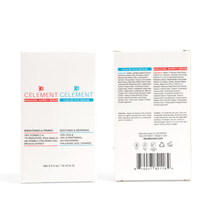 Bakuchiol Super C Serum + CICA B5 HYA Serum Duo