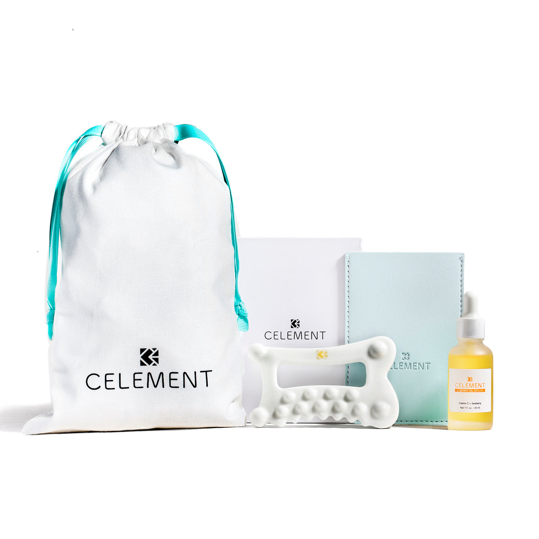 Celement Gua Sha &amp; C Berry Oil Set